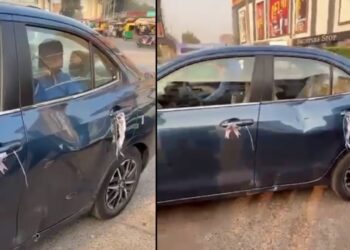 New Maruti Dzire First Accident