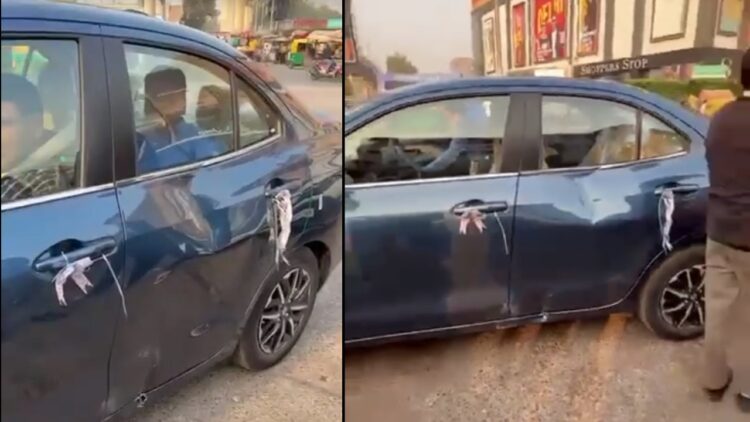 New Maruti Dzire First Accident