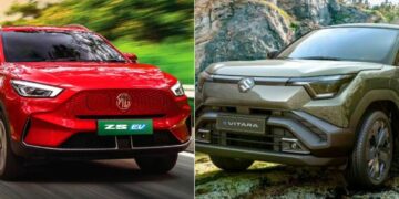 Maruti Suzuki E Vitara Vs Mg Zs Ev Specs Comparison