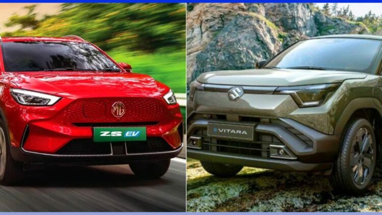 Maruti Suzuki E Vitara Vs Mg Zs Ev Specs Comparison