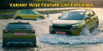 Skoda Kylaq Variant-Wise Features List