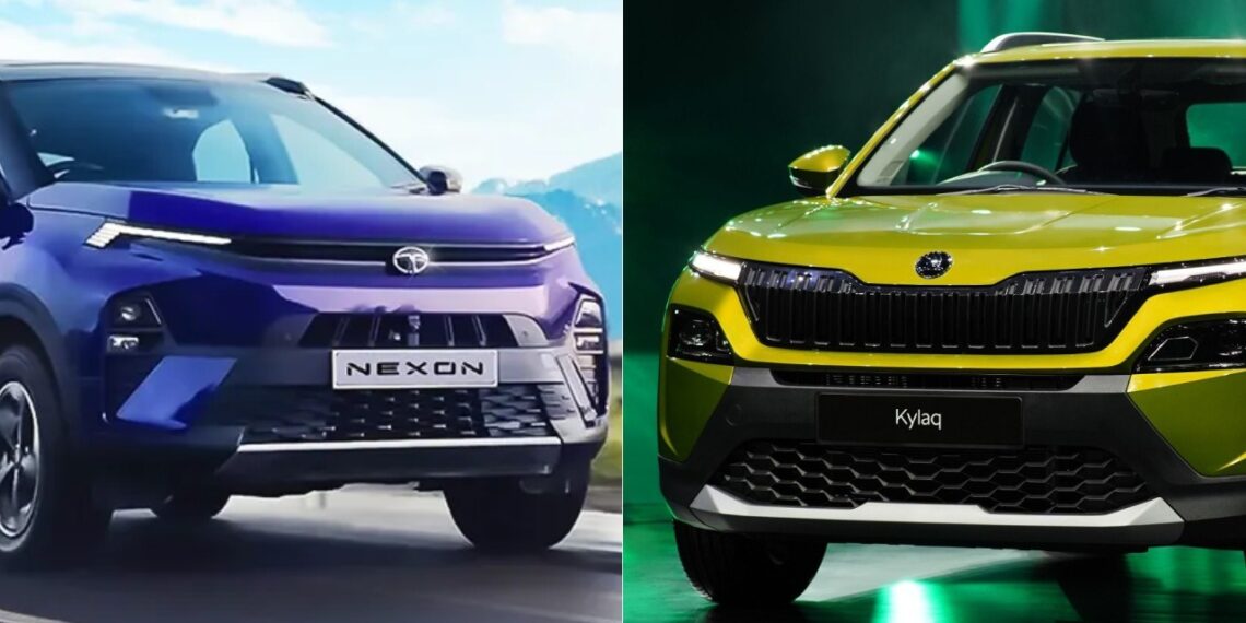 Skoda Kylaq vs Tata Nexon Specs Features Design Comparison