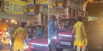 Tata Curvv Owner Threatens Others with Rifle After Parking in Middle of the Road