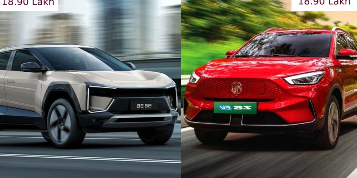 Mahindra BE 6e vs MG ZS EV Comparison