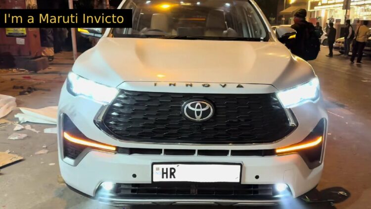 Maruti Invicto Modified to Toyota Innova Hycross