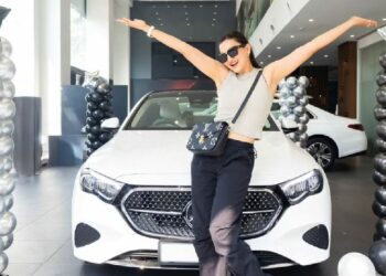 Gauahar Khan Buys Mercedes-Benz E-Class