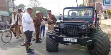 Mahindra Bolero Converted to Open Jeep Police Fines Rs 23000