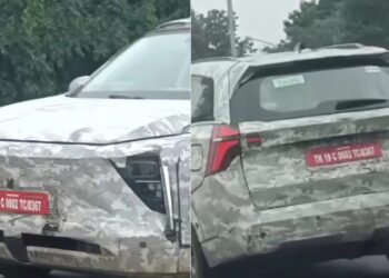 Mahindra XEV 7e Electric SUV Spotted Testing