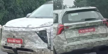 Mahindra XEV 7e Electric SUV Spotted Testing