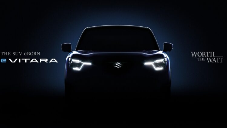 Maruti Suzuki E Vitara Electric Suv Teased