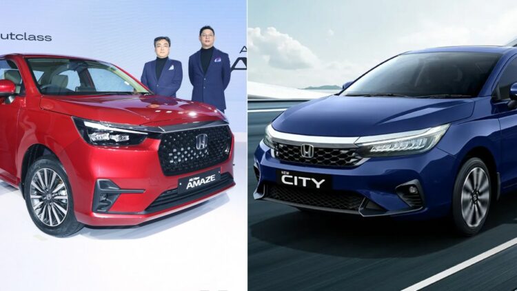 New Honda Amaze Vs City Specs Price Features Design Comparison