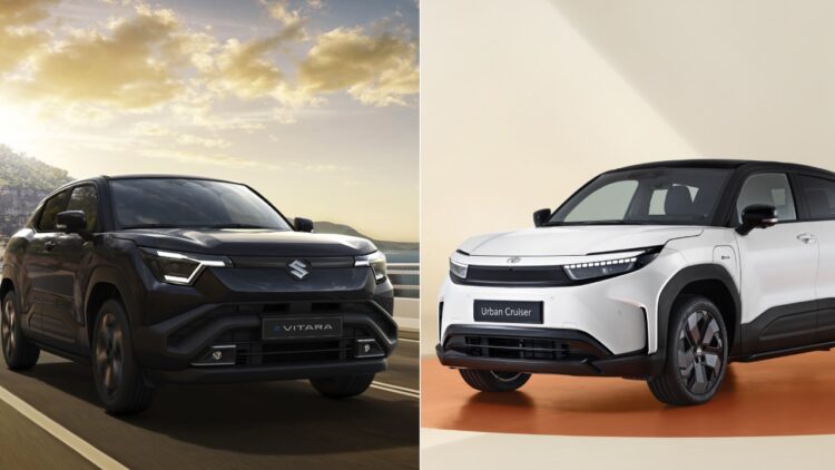 Suzuki E Vitara Vs Toyota Urban Cruiser Ev Specs Features Design Comparison