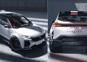 Tata Harrier RS Concept Front and Rear