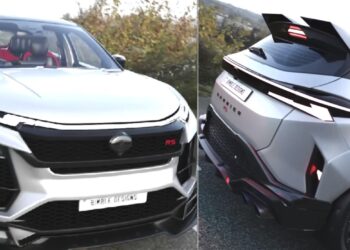 Tata Harrier RS Concept Front and Rear