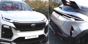 Tata Harrier RS Concept Front and Rear