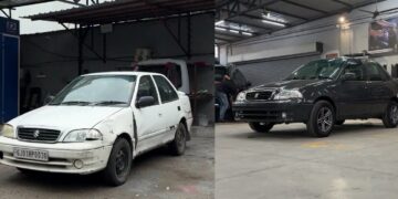 20 year old Maruti Esteem Restored