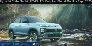 Hyundai Creta Electric Official Image Front Three Quarters