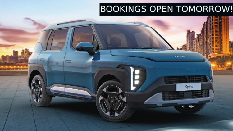 Kia Syros Bookings Open 2