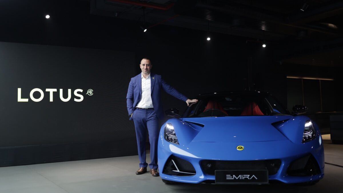 Mr Ramzi Atat Head of Marketing Pr Asia Pacific Middle East Africa India with Lotus Emira