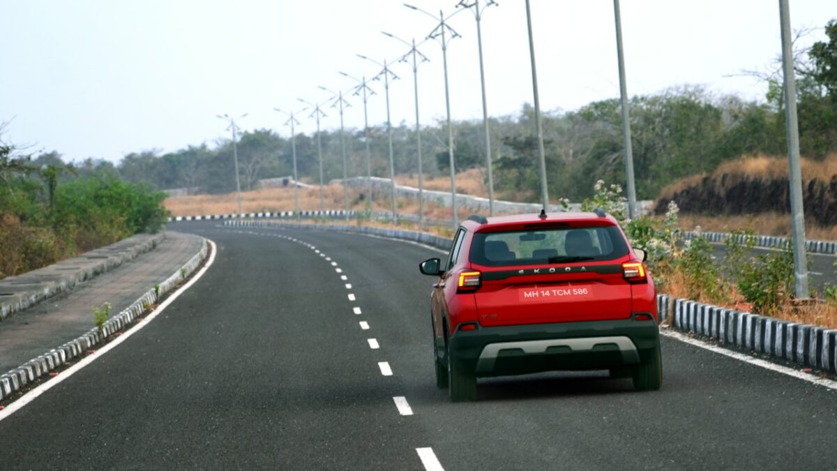 Skoda Kylaq Rear Action Photo