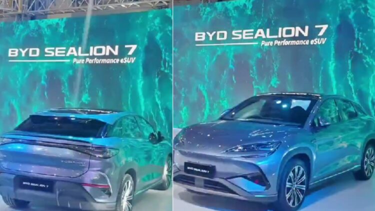 Byd Sealion 7 at Bharat Mobility Expo 2025