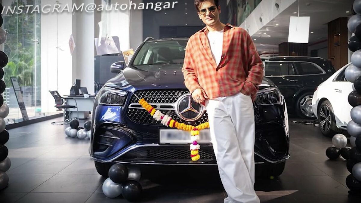 Karan Tacker with His New Mercedes Gle 300