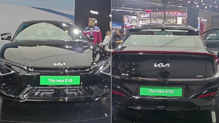 Kia Ev6 Facelift Bharat Mobility Expo 2025