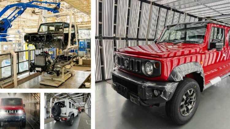 Made in india Maruti Suzuki Jimny 5 door to Be Exported to Japan