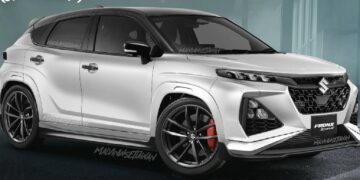 Maruti Fronx Digital Rendering