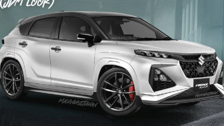 Maruti Fronx Digital Rendering