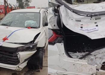 New Maruti Dzire First Major Crash