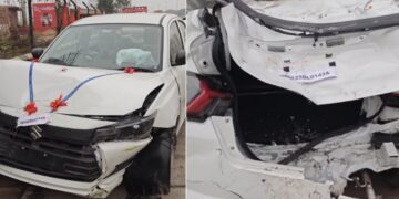 New Maruti Dzire First Major Crash