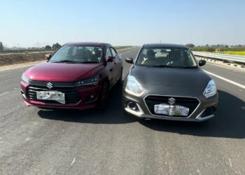 Ola Maruti Dzire vs New Dzire Drag Race