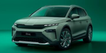 Skoda Elroq Ev Revealed at Bharat Mobility Expo