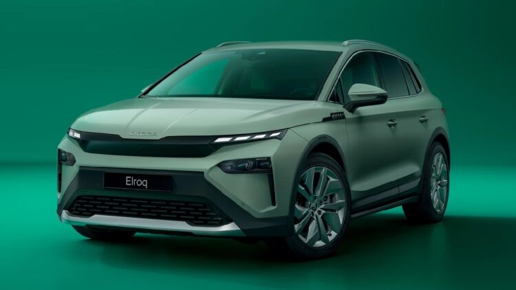 Skoda Elroq Ev Revealed at Bharat Mobility Expo