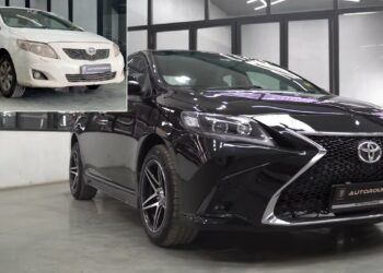 Toyota Corolla Altis Converted Using Lexus Body Kit