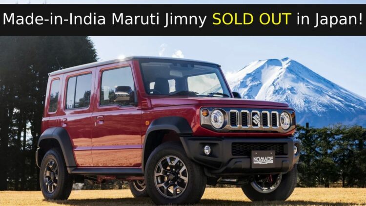 5 door Maruti Jimny Sold out in Japan