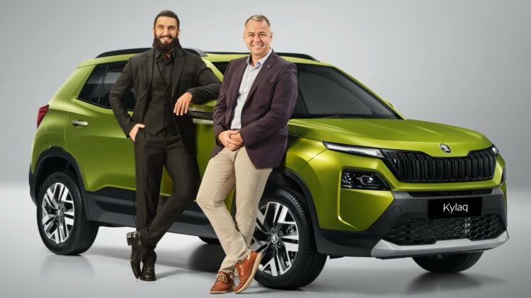 Skoda Kylaq Ranveer Singh Petr Janeba