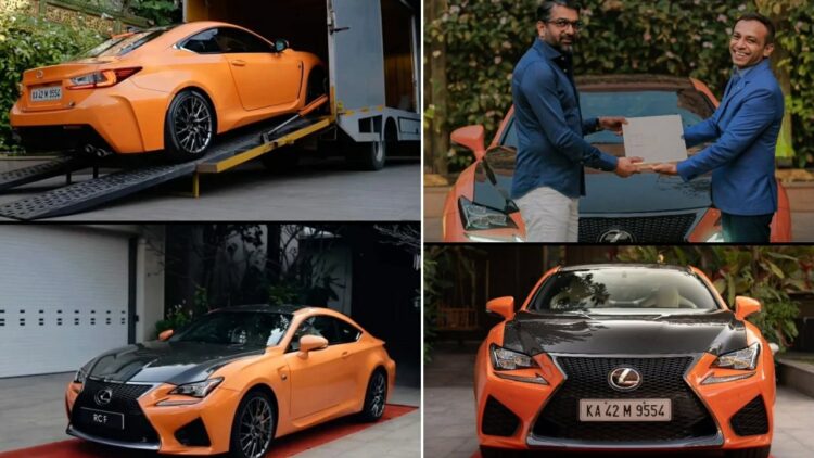 Boopesh Reddy Buys Lexus Rc f