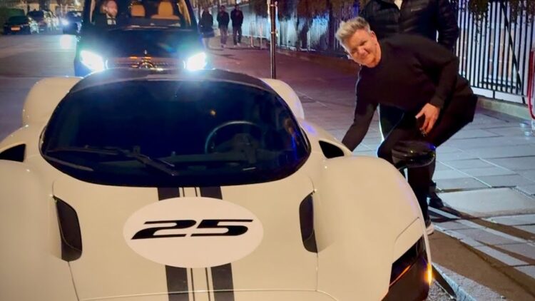 Gordon Ramsay Seen with Ferrari Daytona Sp3