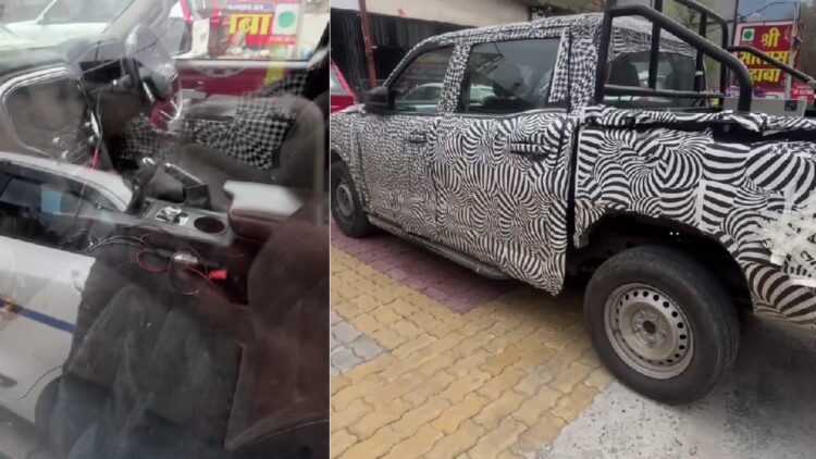 Mahindra Scorpio N Pickup Truck Spied