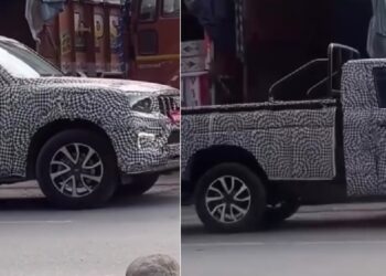 Mahindra Scorpio N Pickup Truck Spotted Testing