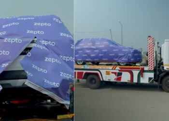 Skoda Kylaq Delivery by Zepto