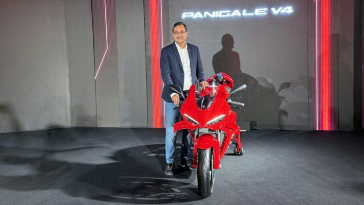 2025 Ducati Panigale V4 India Launch   Bipul Chandra Md Ducati India