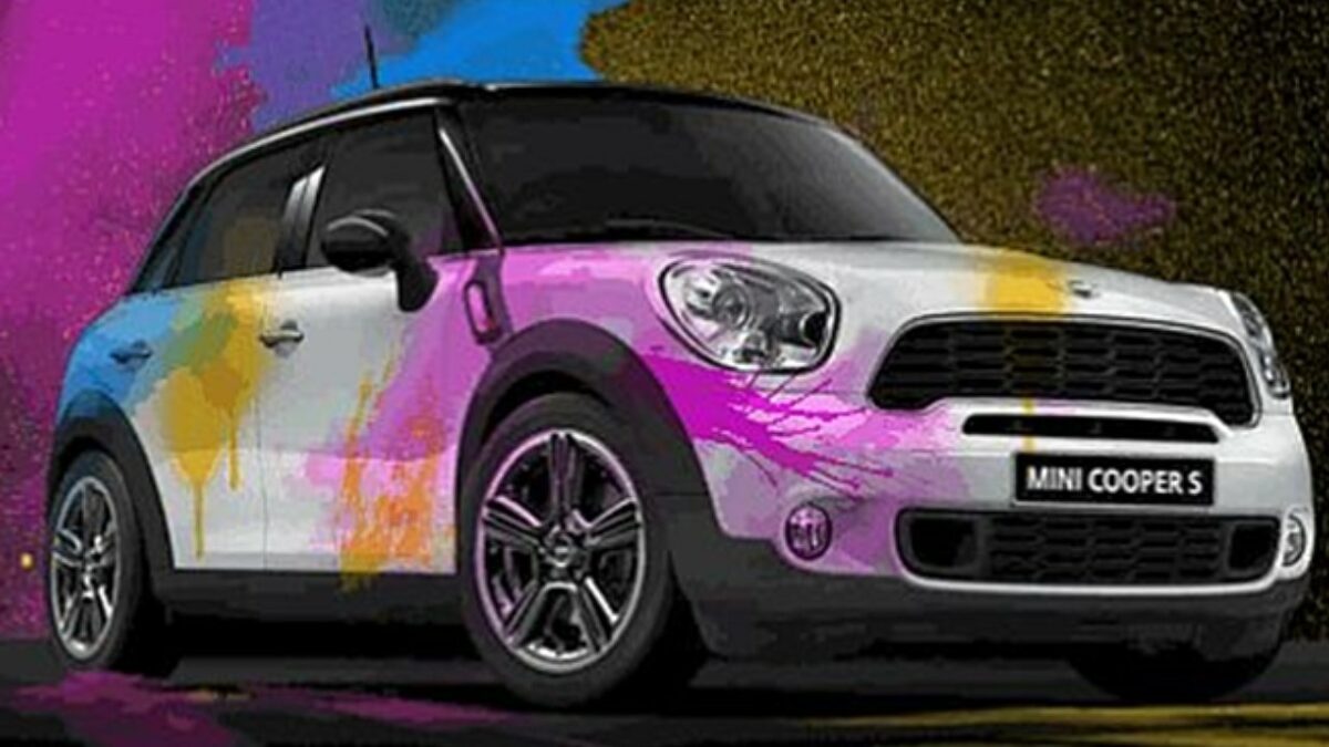 Car Colour Holi Mini Cooper S