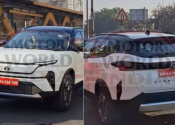 Production-Spec Tata Harrier EV Spotted